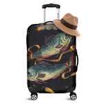 Watercolor Pisces Zodiac Sign Print Luggage Cover