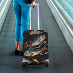 Watercolor Pisces Zodiac Sign Print Luggage Cover