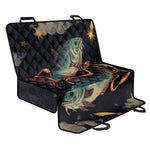 Watercolor Pisces Zodiac Sign Print Pet Car Back Seat Cover