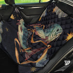 Watercolor Pisces Zodiac Sign Print Pet Car Back Seat Cover