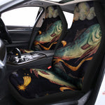 Watercolor Pisces Zodiac Sign Print Universal Fit Car Seat Covers