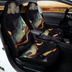 Watercolor Pisces Zodiac Sign Print Universal Fit Car Seat Covers