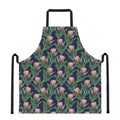 Watercolor Protea Pattern Print Apron