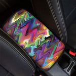 Watercolor Psychedelic Print Car Center Console Cover