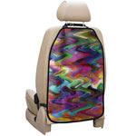 Watercolor Psychedelic Print Car Seat Organizers