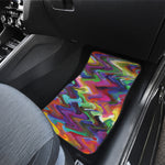 Watercolor Psychedelic Print Front Car Floor Mats