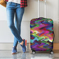 Watercolor Psychedelic Print Luggage Cover
