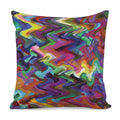 Watercolor Psychedelic Print Pillow Cover