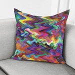 Watercolor Psychedelic Print Pillow Cover