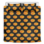 Watercolor Pumpkin Pattern Print Duvet Cover Bedding Set