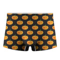 Watercolor Pumpkin Pattern Print Men's Boxer Briefs