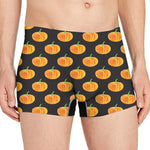 Watercolor Pumpkin Pattern Print Men's Boxer Briefs