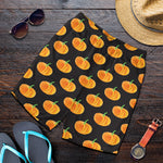 Watercolor Pumpkin Pattern Print Men's Shorts