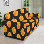 Watercolor Pumpkin Pattern Print Sofa Cover