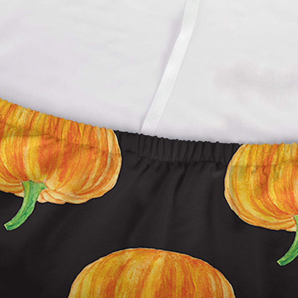Watercolor Pumpkin Pattern Print Sofa Cover
