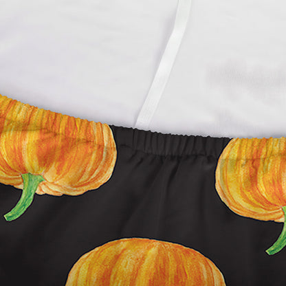 Watercolor Pumpkin Pattern Print Sofa Cover