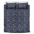 Watercolor Purple Grapes Pattern Print Duvet Cover Bedding Set