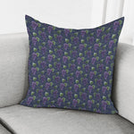 Watercolor Purple Grapes Pattern Print Pillow Cover