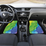 Watercolor Rainbow LGBT Pride Print Front and Back Car Floor Mats