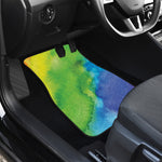 Watercolor Rainbow LGBT Pride Print Front and Back Car Floor Mats