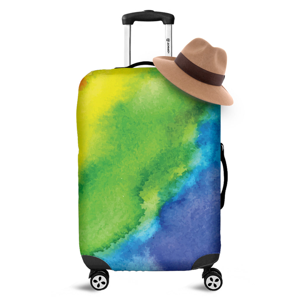 Watercolor Rainbow LGBT Pride Print Luggage Cover