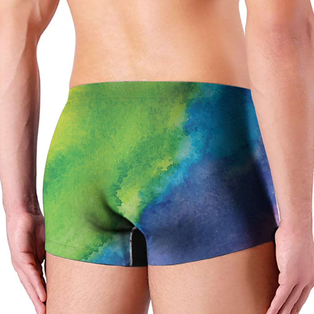 Watercolor Rainbow LGBT Pride Print Men's Boxer Briefs