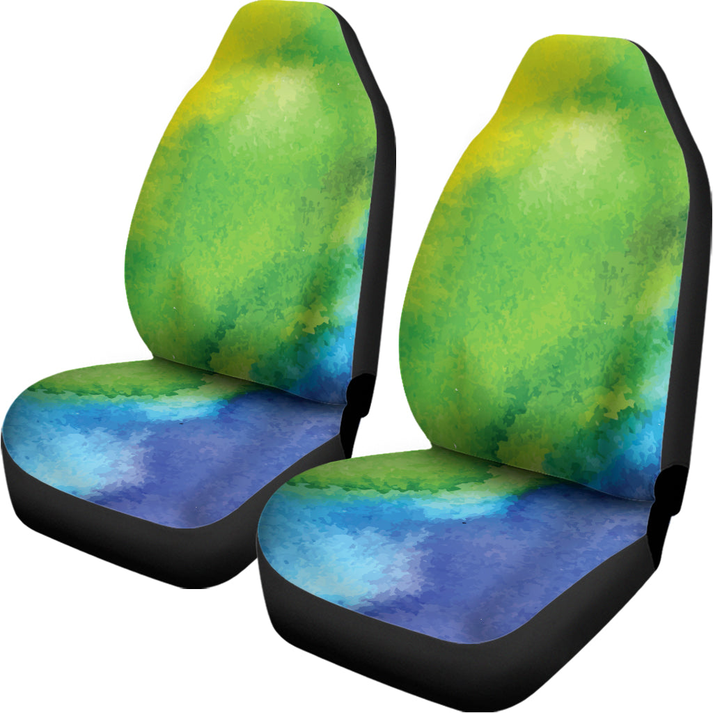 Watercolor Rainbow LGBT Pride Print Universal Fit Car Seat Covers