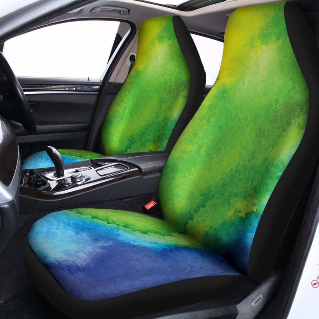 Watercolor Rainbow LGBT Pride Print Universal Fit Car Seat Covers