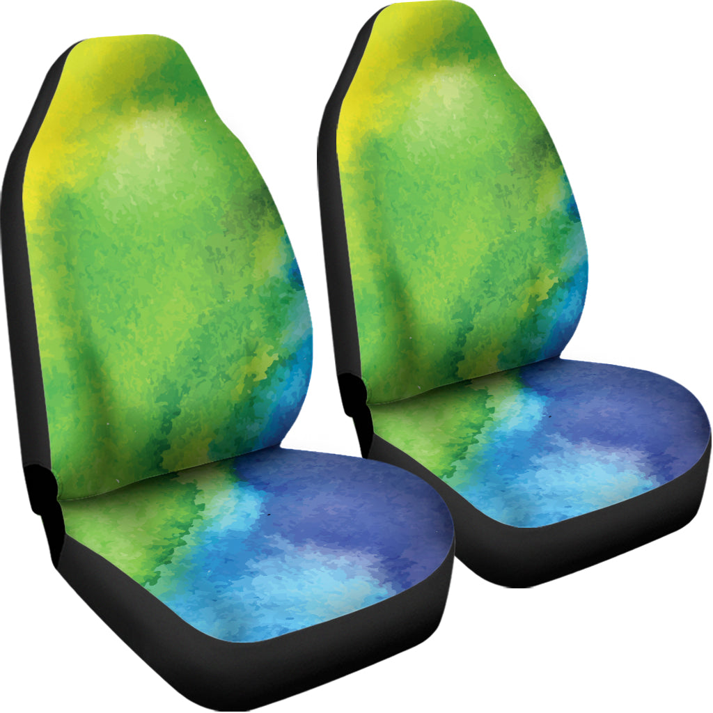 Watercolor Rainbow LGBT Pride Print Universal Fit Car Seat Covers