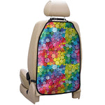Watercolor Rainbow Pattern Print Car Seat Organizers