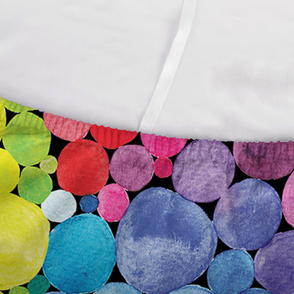 Watercolor Rainbow Pattern Print Sofa Cover