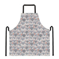 Watercolor Rat Pattern Print Apron