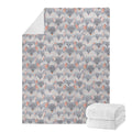 Watercolor Rat Pattern Print Blanket