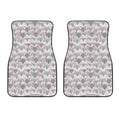 Watercolor Rat Pattern Print Front Car Floor Mats