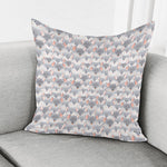 Watercolor Rat Pattern Print Pillow Cover