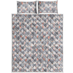 Watercolor Rat Pattern Print Quilt Bed Set