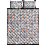 Watercolor Rat Pattern Print Quilt Bed Set