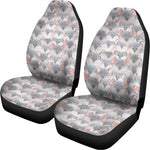 Watercolor Rat Pattern Print Universal Fit Car Seat Covers