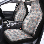 Watercolor Rat Pattern Print Universal Fit Car Seat Covers