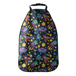 Watercolor Rocket Pattern Print Car Seat Organizers