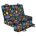 Watercolor Rocket Pattern Print Pet Car Back Seat Cover