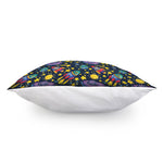 Watercolor Rocket Pattern Print Pillow Cover