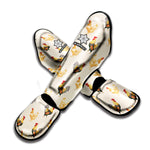 Watercolor Rooster Pattern Print Muay Thai Shin Guard
