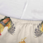 Watercolor Rooster Pattern Print Sofa Cover