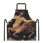 Watercolor Sagittarius Zodiac Sign Print Apron