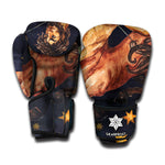 Watercolor Sagittarius Zodiac Sign Print Boxing Gloves