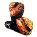 Watercolor Sagittarius Zodiac Sign Print Boxing Gloves