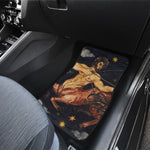 Watercolor Sagittarius Zodiac Sign Print Front Car Floor Mats