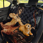 Watercolor Sagittarius Zodiac Sign Print Pet Car Back Seat Cover