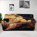 Watercolor Sagittarius Zodiac Sign Print Sofa Cover